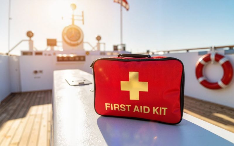 Trousse de premiers secours marine pour les urgences en bateau