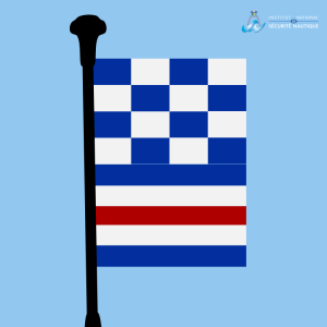 Drapeaux de détresse N sur C